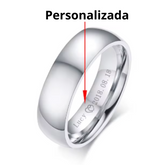 Aliança Personalizada Belavue com Nomes Gravados – Compromisso para Toda a Vida