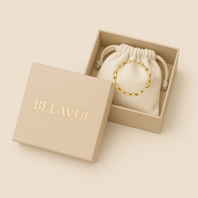 Pulseira Elos Inspiração Entrelaçados Banhada em Ouro 18K – BELAVUE