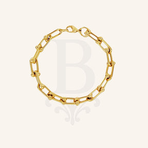 Pulseira Elos Inspiração Entrelaçados Banhada em Ouro 18K – BELAVUE