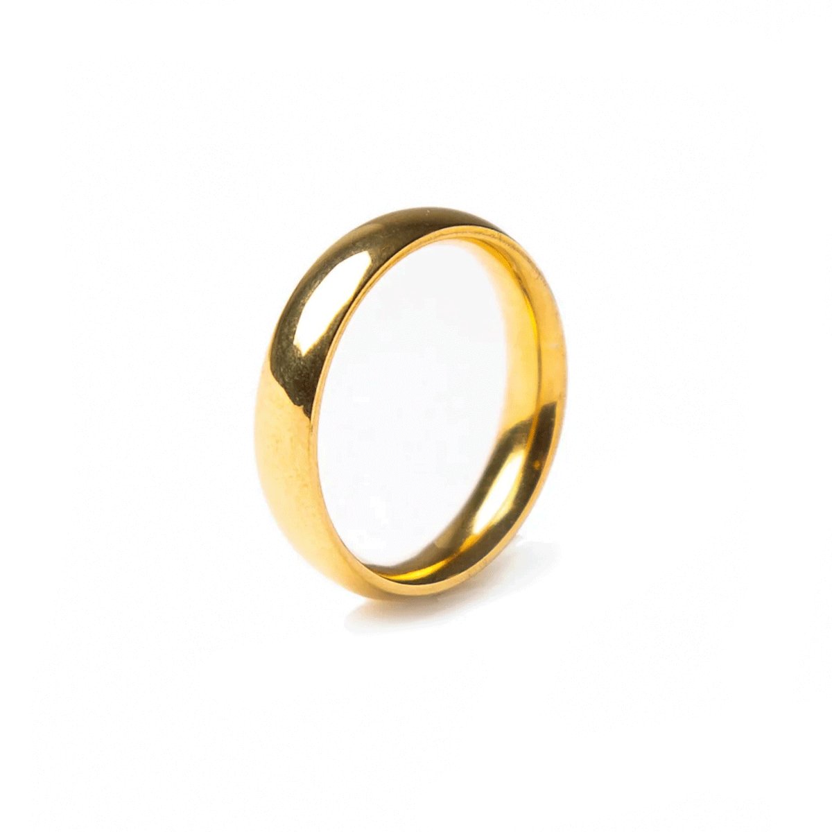 Aliança Anatômica Belavue Banhado em Ouro 18K – Elegância e Durabilidade para um Amor Inesquecível
